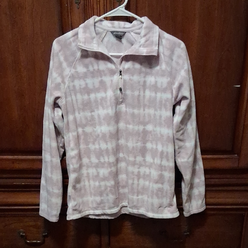 Women's Large Eddie Bauer Pink Tie-Dye Women's pullover Jacket